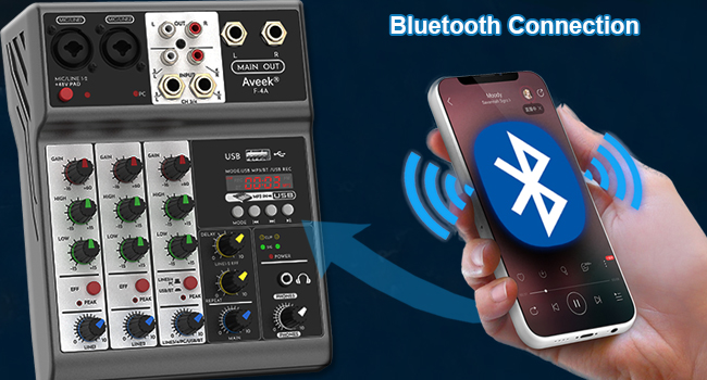 bluetooth mixer audio