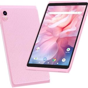 Tablet Android 12 Tablets 8 inch, WiFi 6 Tablet Computer 2GB RAM 32GB ROM, 1280x800 IPS Touch Screen, 2+8MP Dual Camera, 4300mAh Battery, Google GMS Certified Tablet PC, Pink