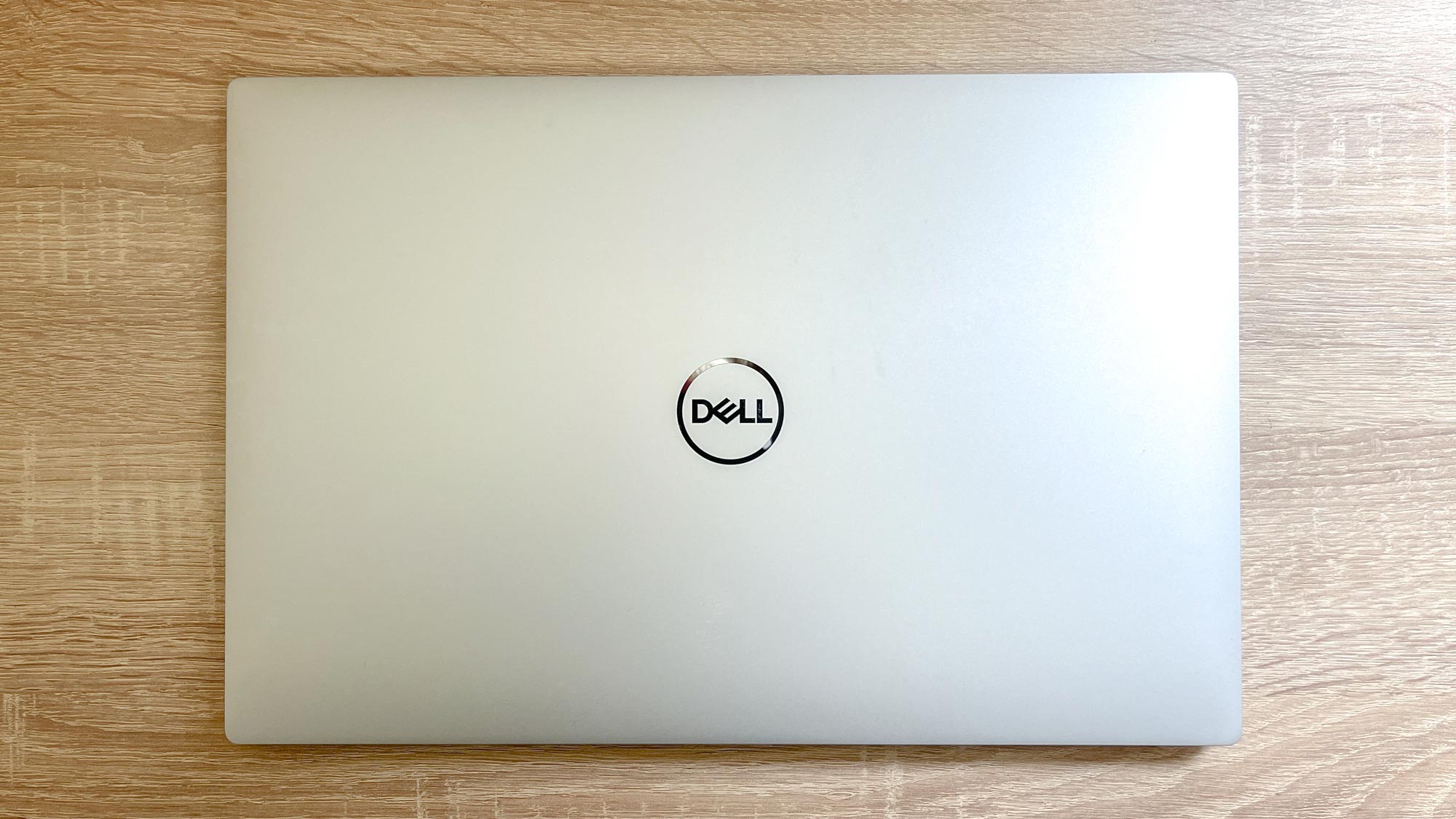 Dell XPS 16 review unit on desk