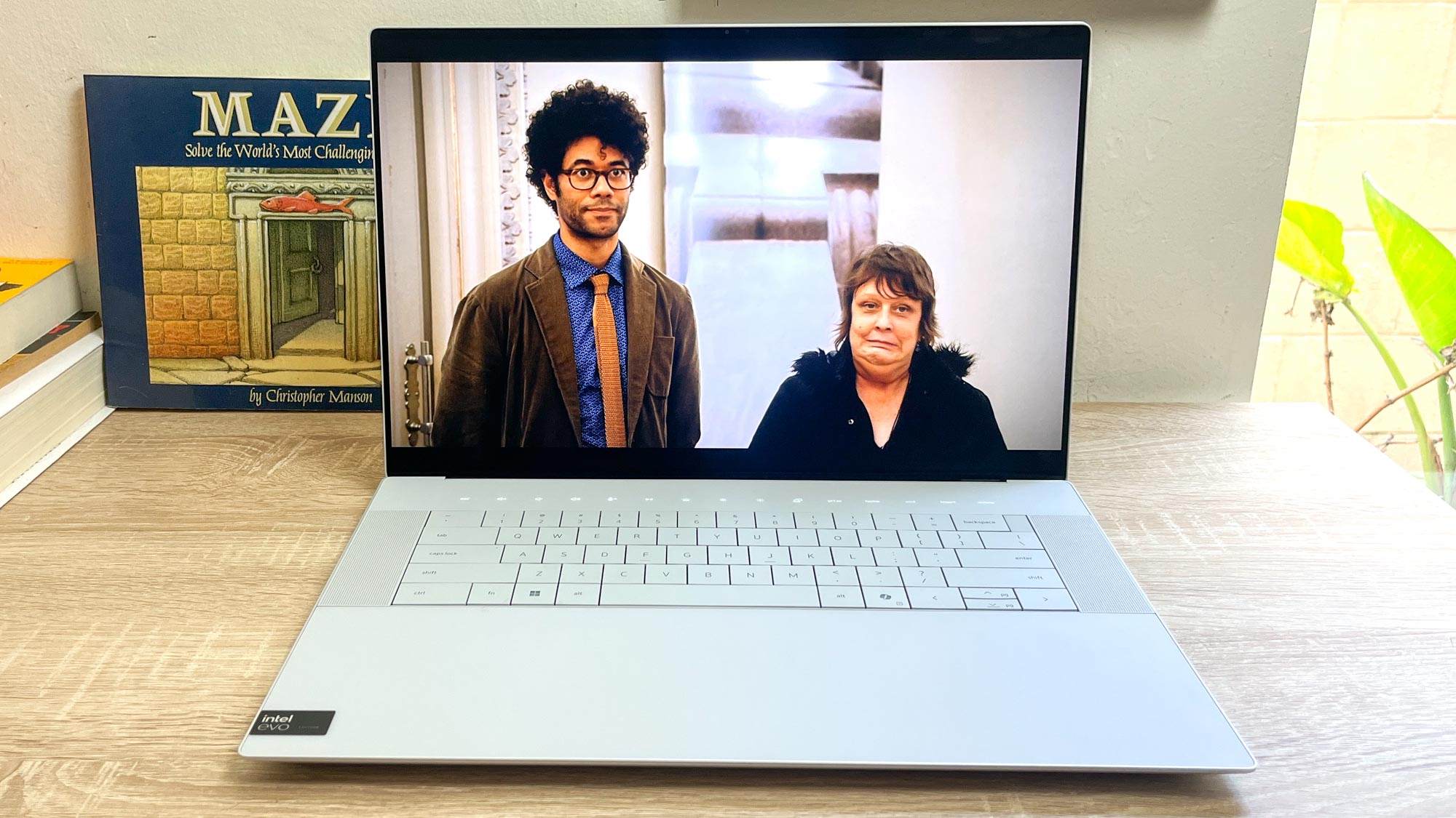 Dell XPS 16 review unit on desk