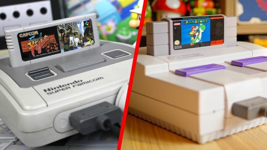 Super Famicom vs. SNES