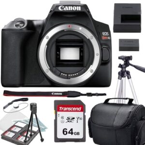 Canon EOS Rebel SL3 DSLR Camera (Body only) + Camera Shoulder Bag + Accessory Bundle (Renewed)
