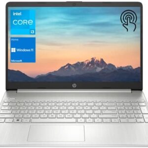 HP Notebook Laptop, 15.6" HD Touchscreen, Intel Core i3-1115G4 Processor, 32GB RAM, 1TB PCIe SSD, Webcam, Type-C, HDMI, SD Card Reader, Wi-Fi, Windows 11 Home, Silver