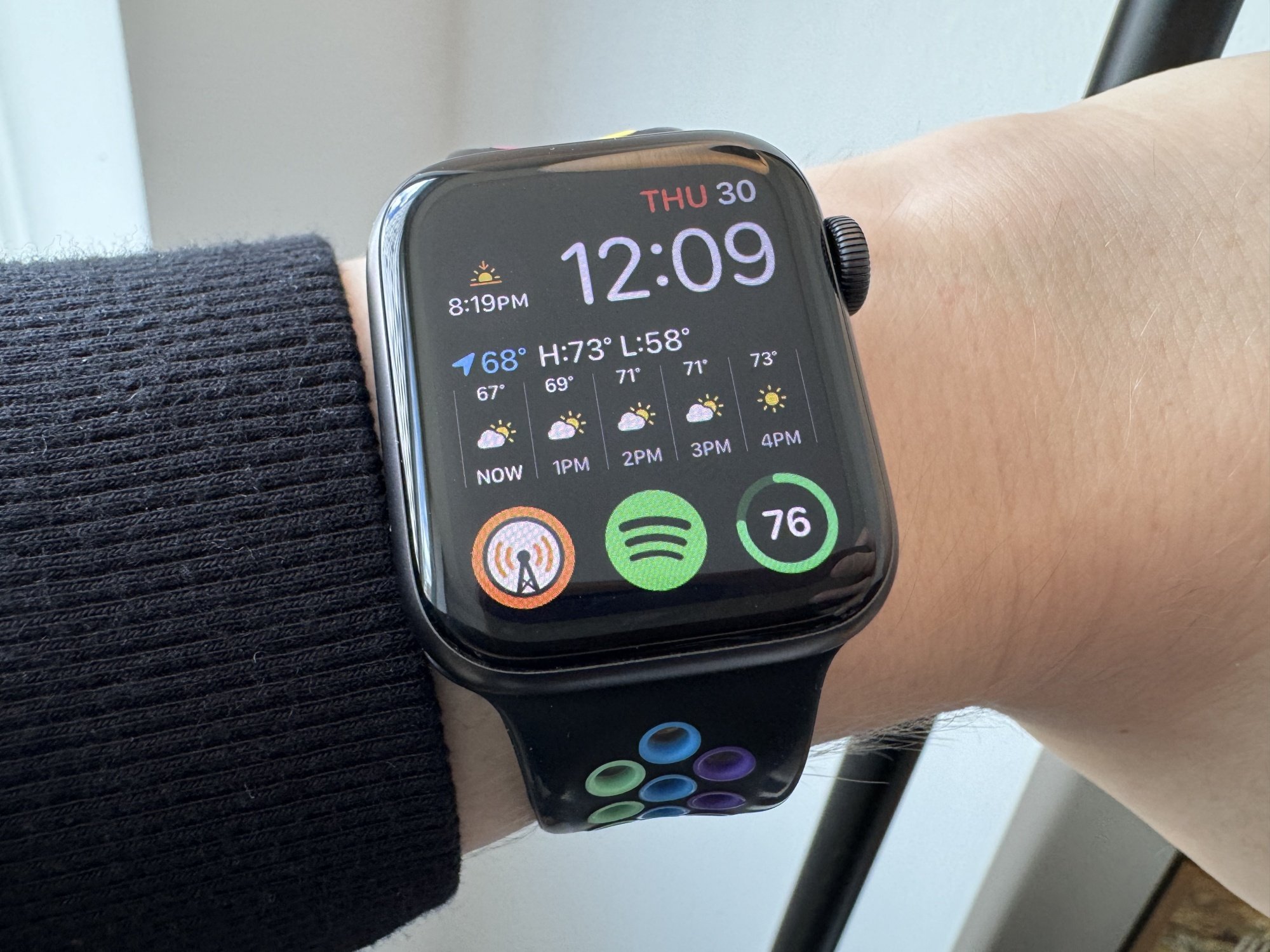 Apple Watch SE worn on the wrist